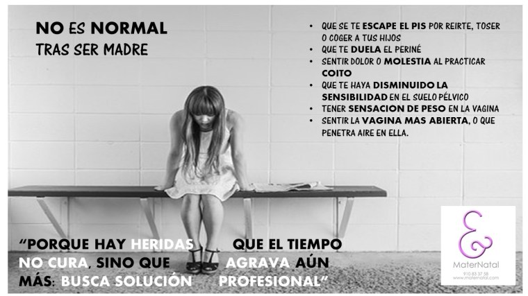 SUELO PELVICO. NO ES NORMAL